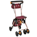Portable Rollator Walker with Seat H1317