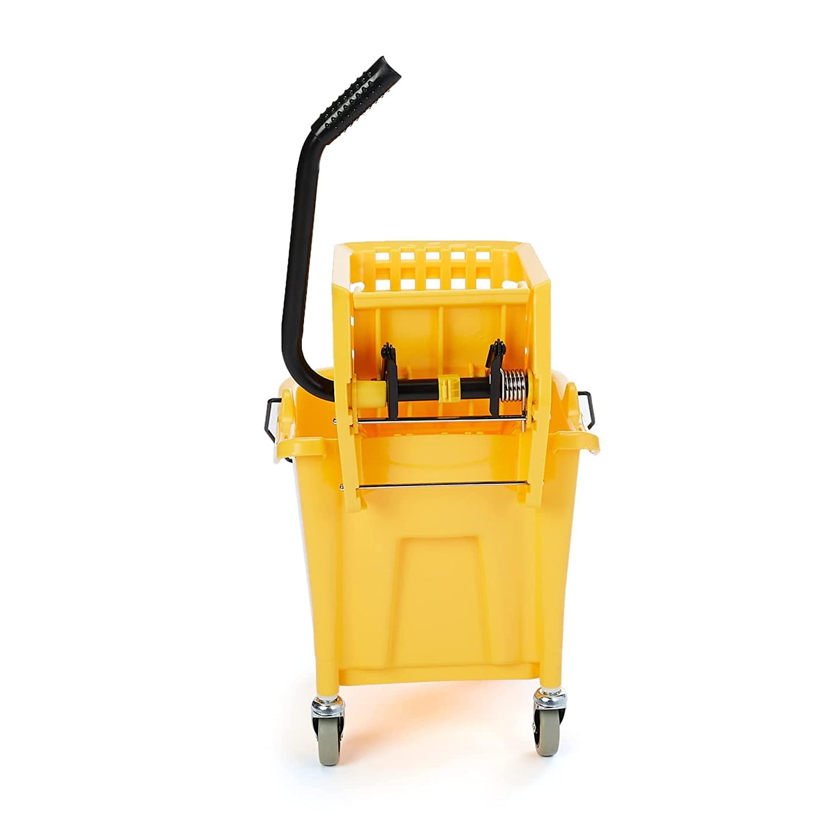 Yellow 35-Quart Mop Bucket on Wheels E60037