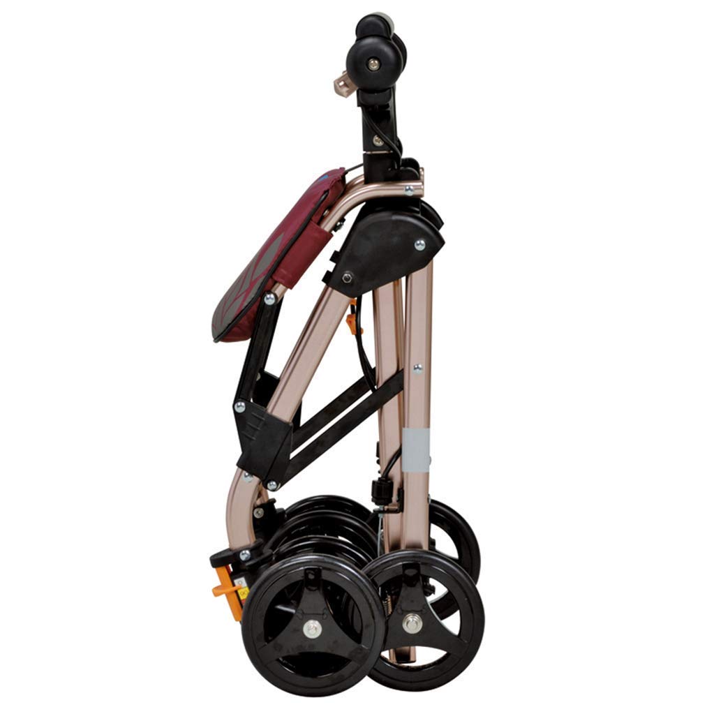 Portable Rollator Walker with Seat H1317