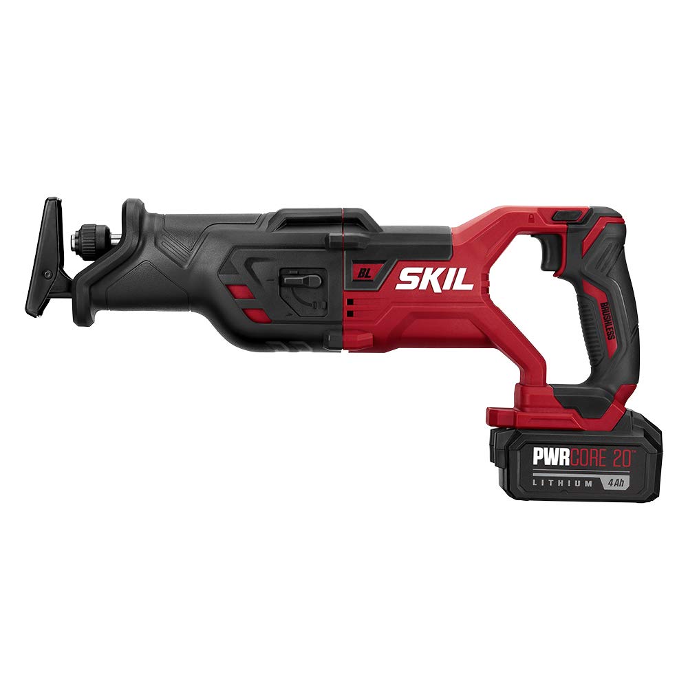 20V Brushless Reciprocating Saw Kit with Battery and Charger V4430