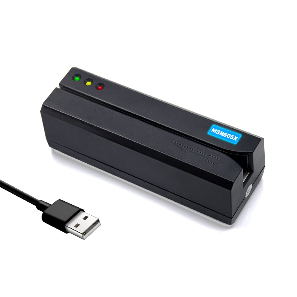 USB Swipe Card Reader Writer 3 Tracks L38108