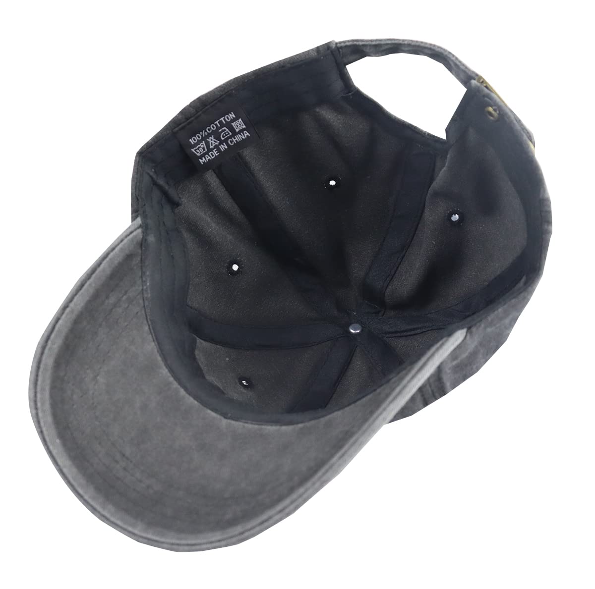 Adjustable Washed Embroidered Vintage Cotton Baseball Cap J58880