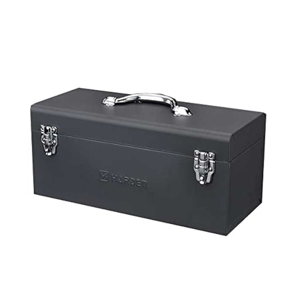 Metal Tool Box with Organizer Tray and Handle Z322507