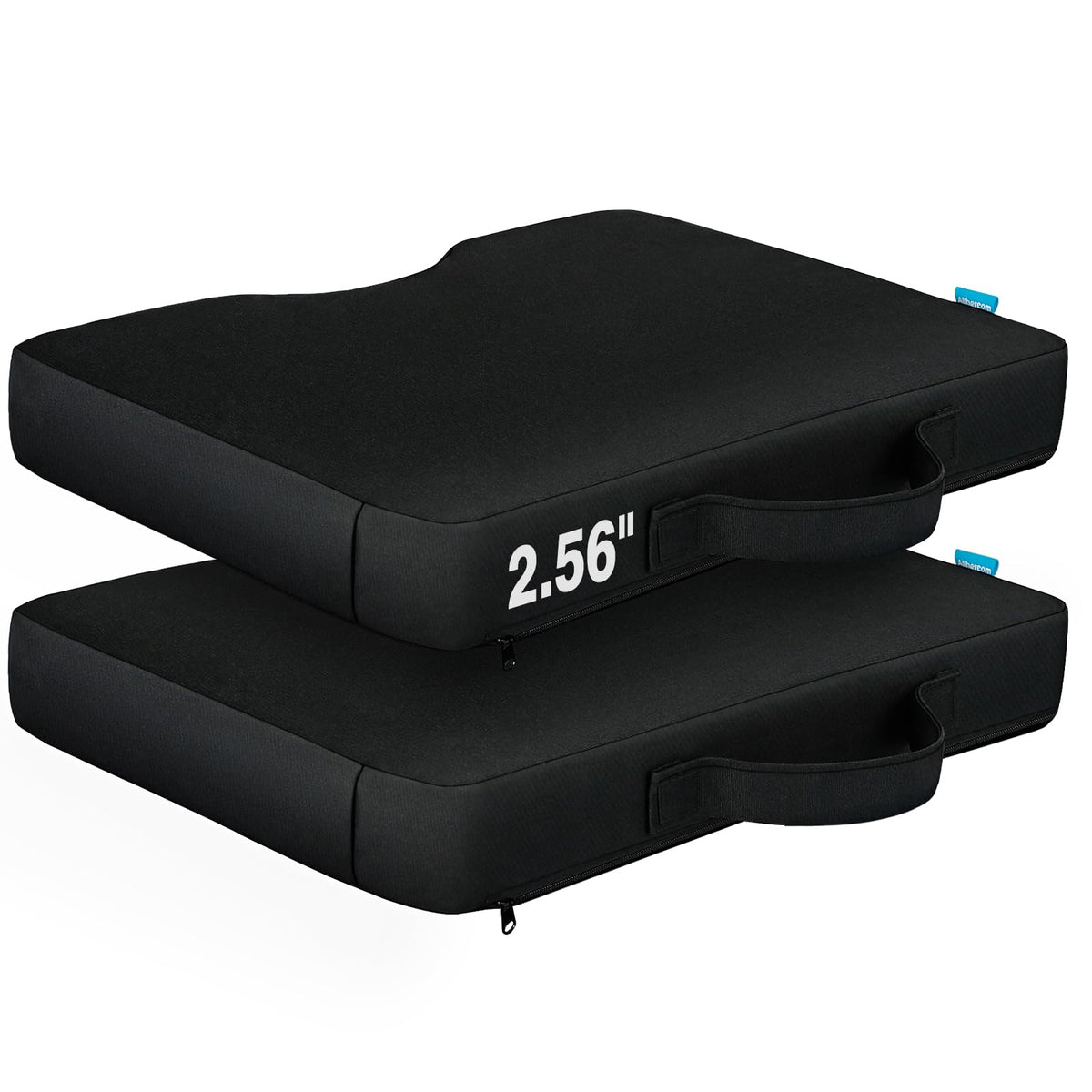 Portable Extra Thick Waterproof Stadium Seat Cushions with Handle, 2PCS K537