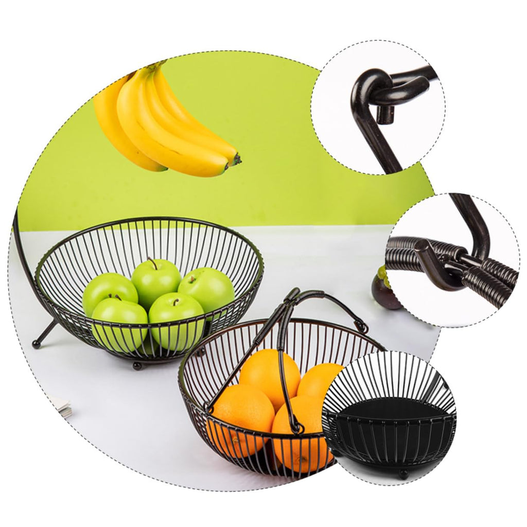 Double Layer Iron Fruit Basket L2705