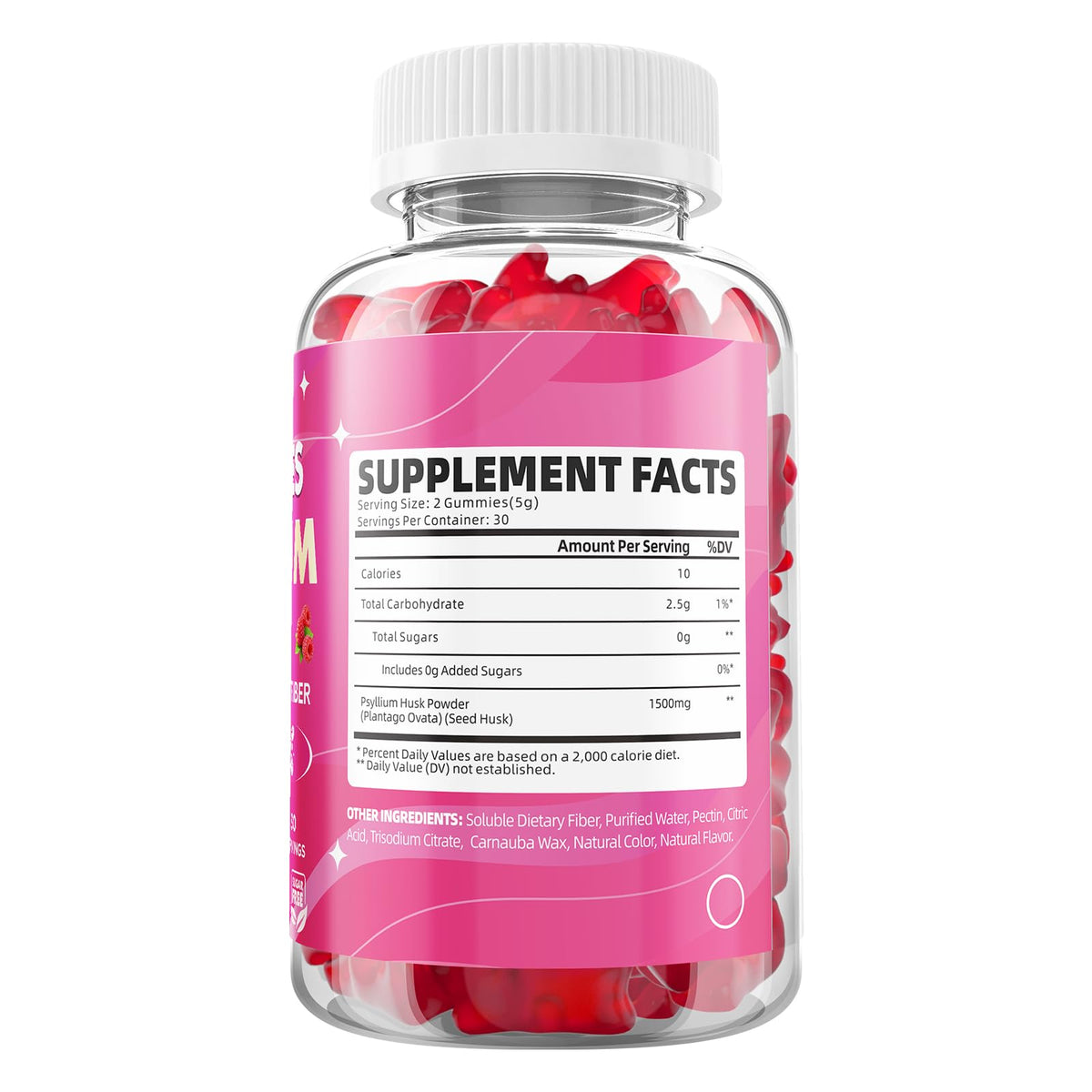 1500mg Psyllium Husk Gummies Z33758