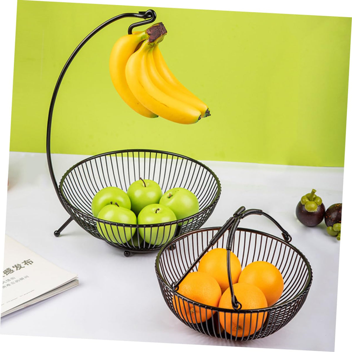 Double Layer Iron Fruit Basket L2705