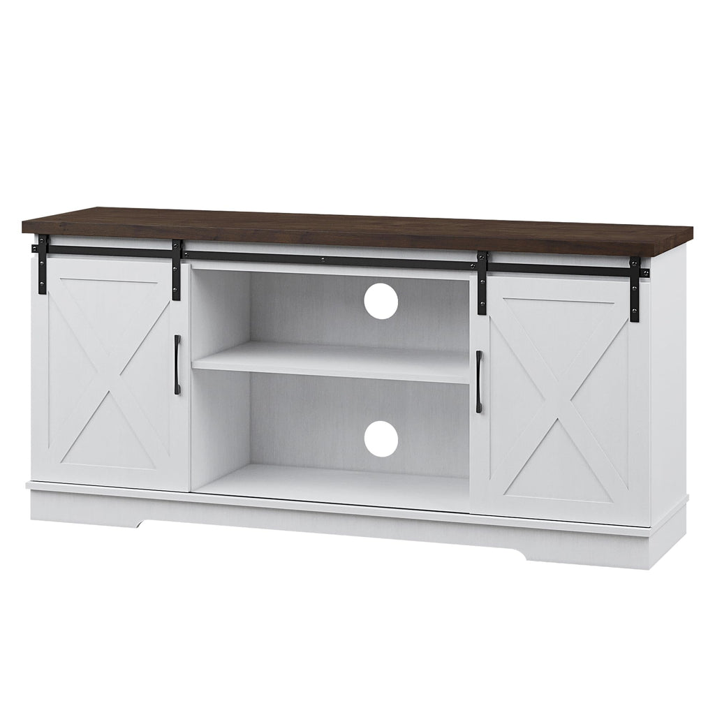 Farmhouse TV Stand Entertainment Center for 65 Inch TV N91958