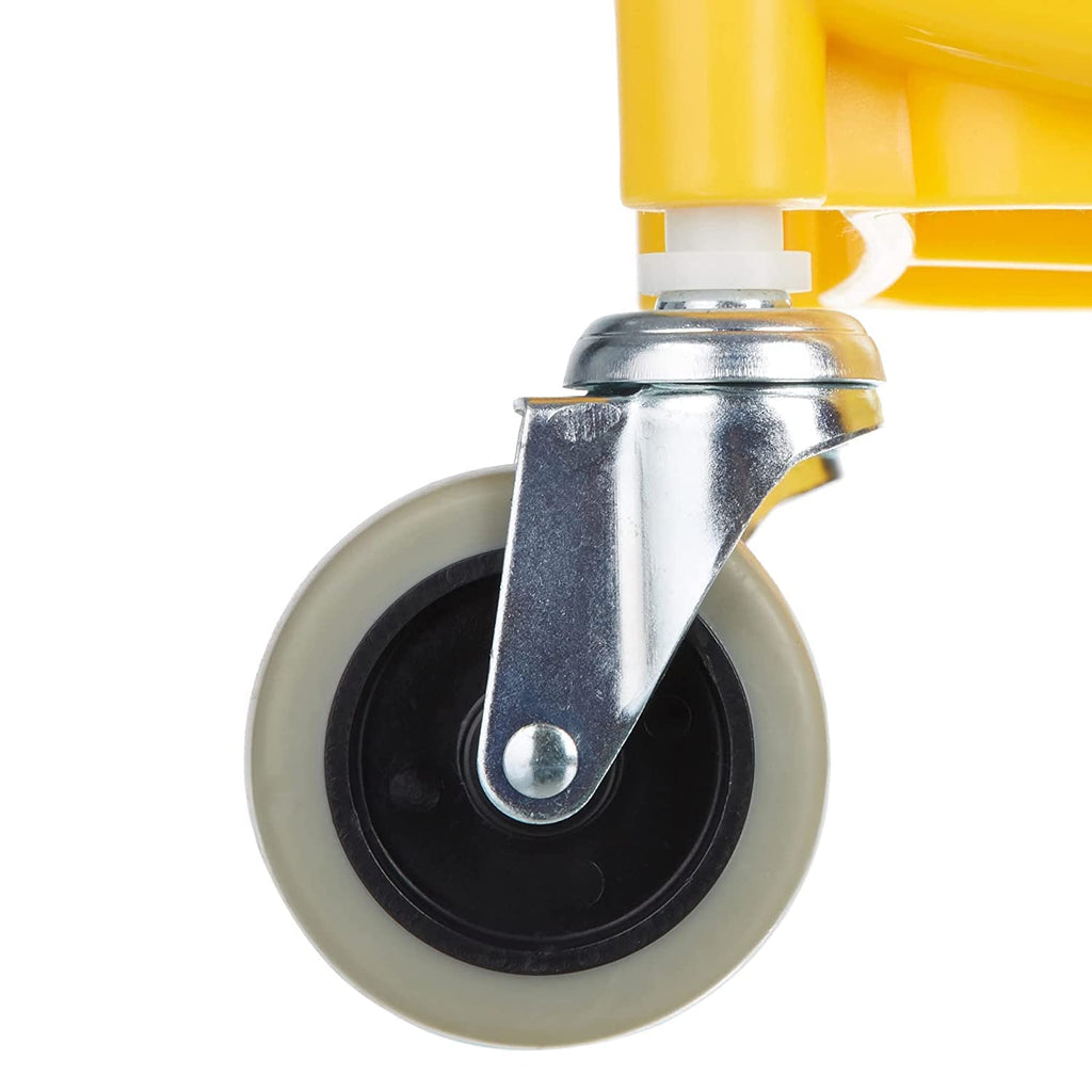 Yellow 35-Quart Mop Bucket on Wheels E60037