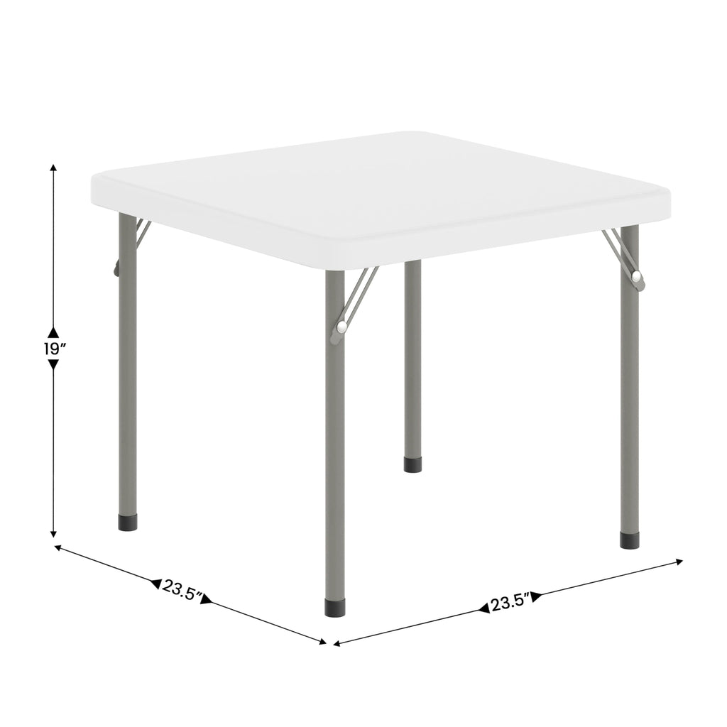 Kids 24x24 in Plastic Locking Folding Table L6015