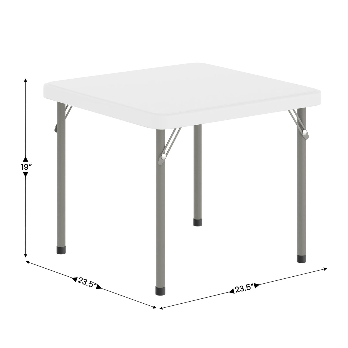 Kids 24x24 in Plastic Locking Folding Table L6015