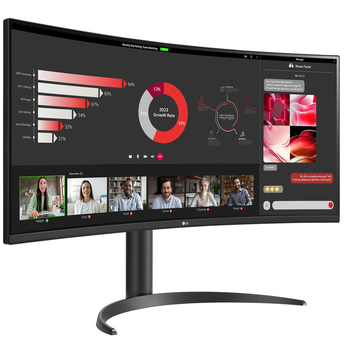 34" Curved UltraWide WQHD 100Hz Monitor K2192