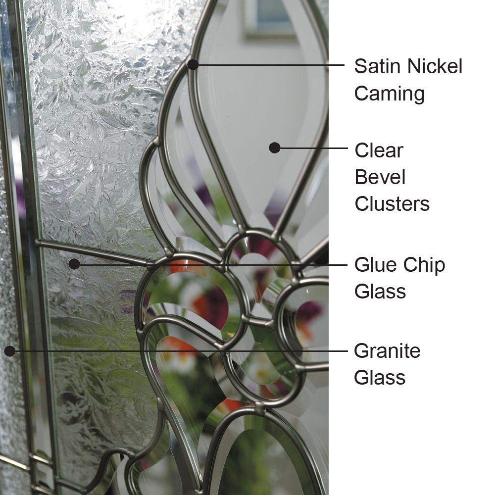 Steel Left Hand In-Swing Exterior Prehung Door 64 inch x 80 inch M976