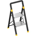 2 Step Ladder Lightweight Aluminum Folding Step Stool V4757
