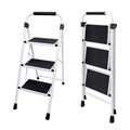 3 Step Ladder with Anti-Slip Pedal & Handrail W8886