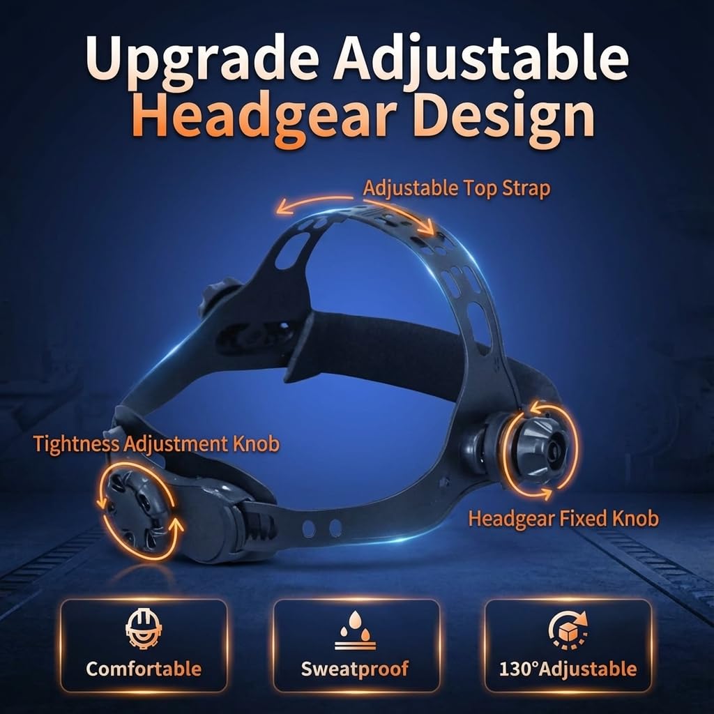 Auto Darkening Welding Helmet True Color Wide View Screen V9509