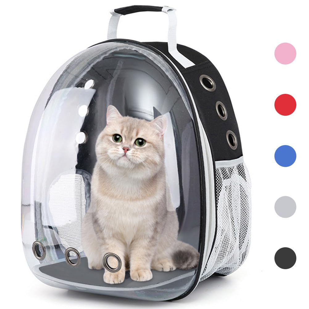 Pet Backpack Carrier with Clear Front and Harness U52354