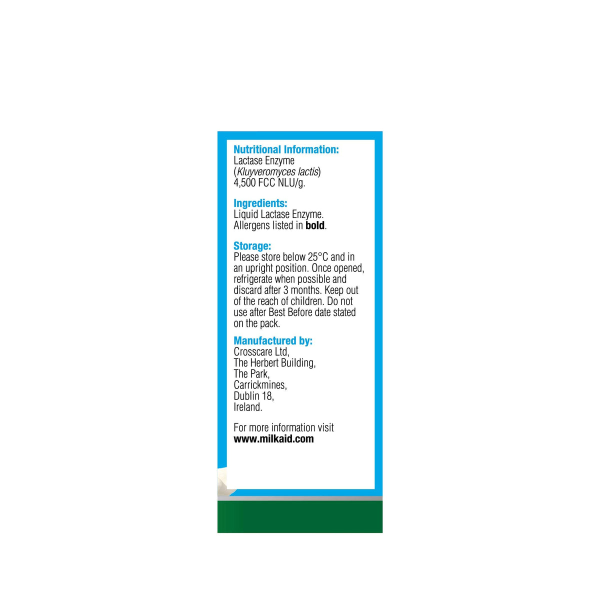 Lactase Enzyme Drops 0.5 Fl Oz X70379