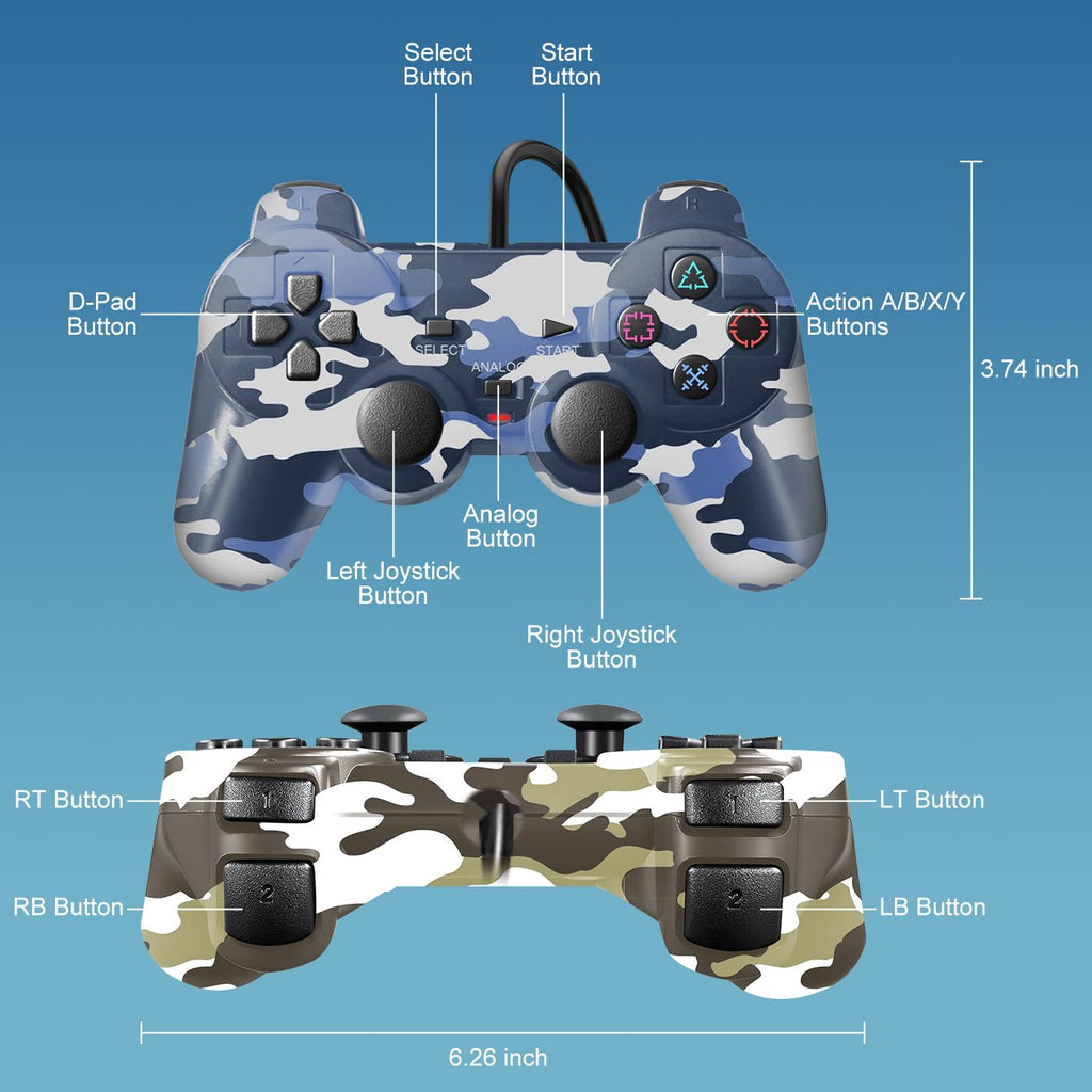 2 Packs Wired Controller W7947