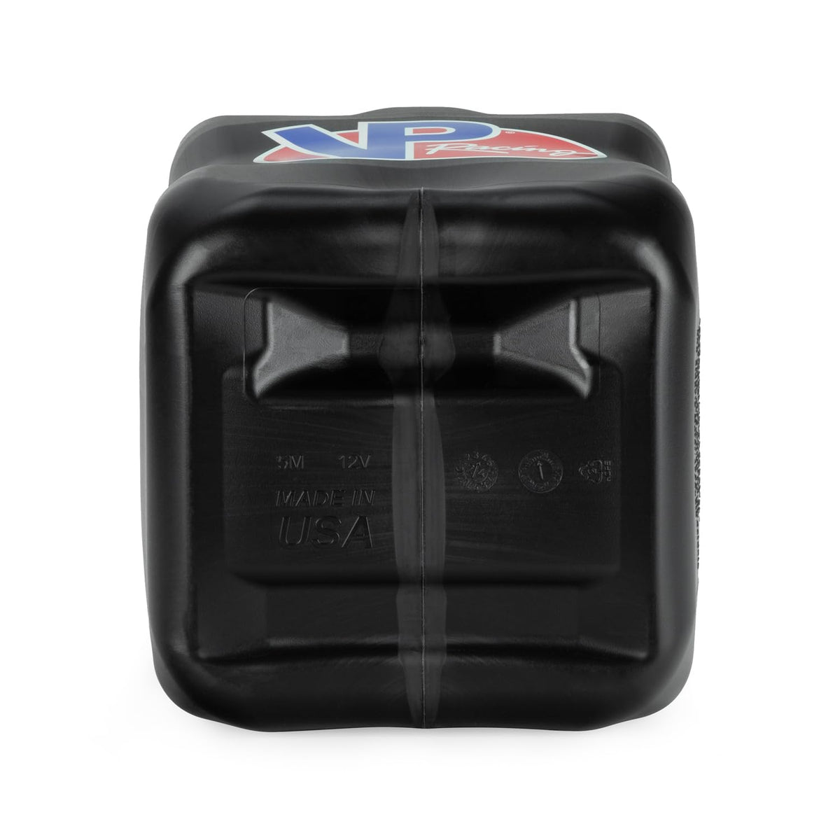 5.5 Gallon Square Motorsport Jug Black with Filler Hoses 4 Pack J6355