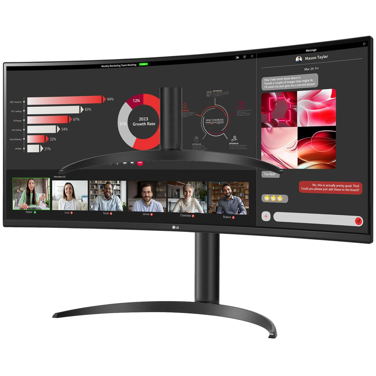 34" Curved UltraWide WQHD 100Hz Monitor K2192