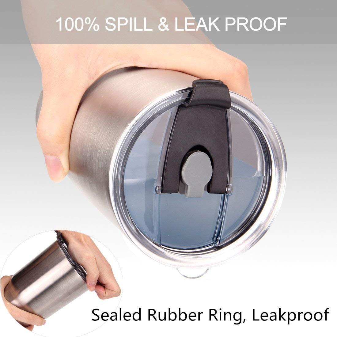 Replacement Flip Lids for Stainless Steel Insulated Tumbler Travel Mug V91825