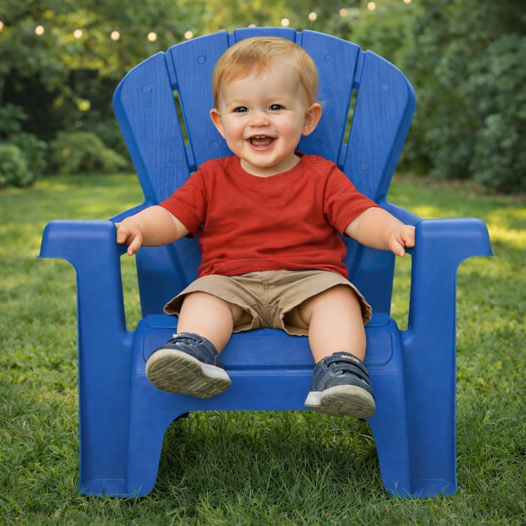 Blue 2 Pack Kids Outdoor Chair Set R6752