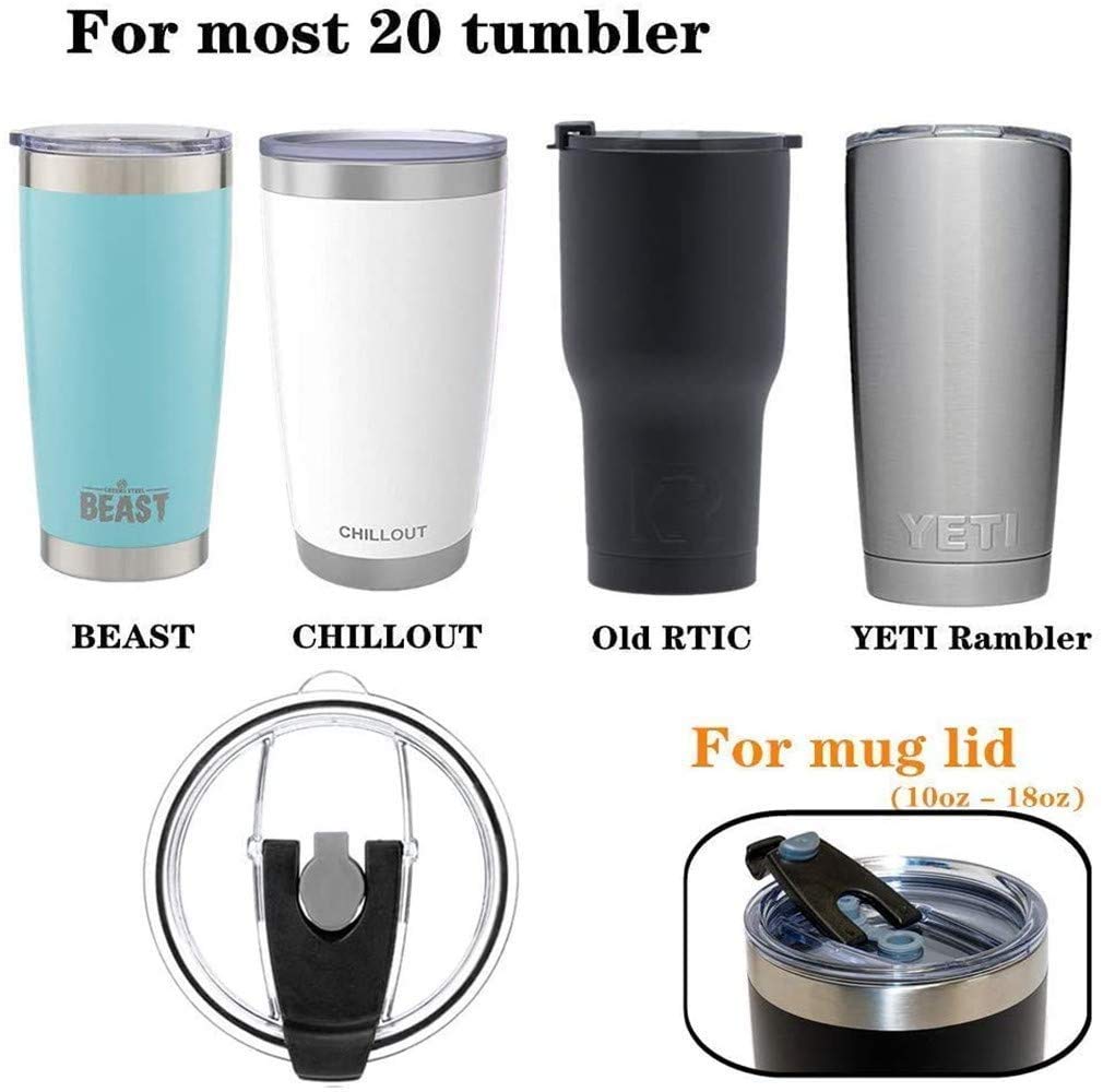 Replacement Flip Lids for Stainless Steel Insulated Tumbler Travel Mug V91825