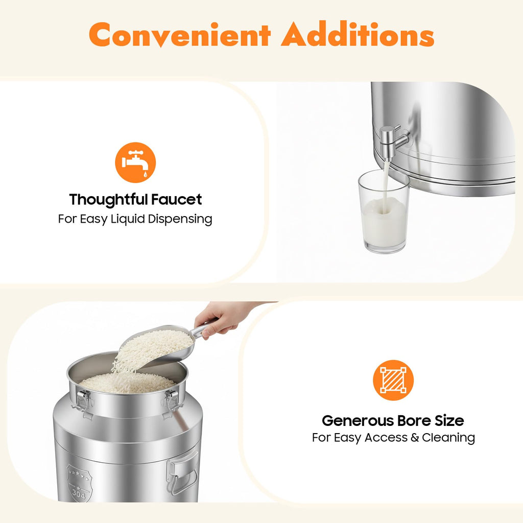 20Gal Stainless Steel Water Dispenser with Faucet T607