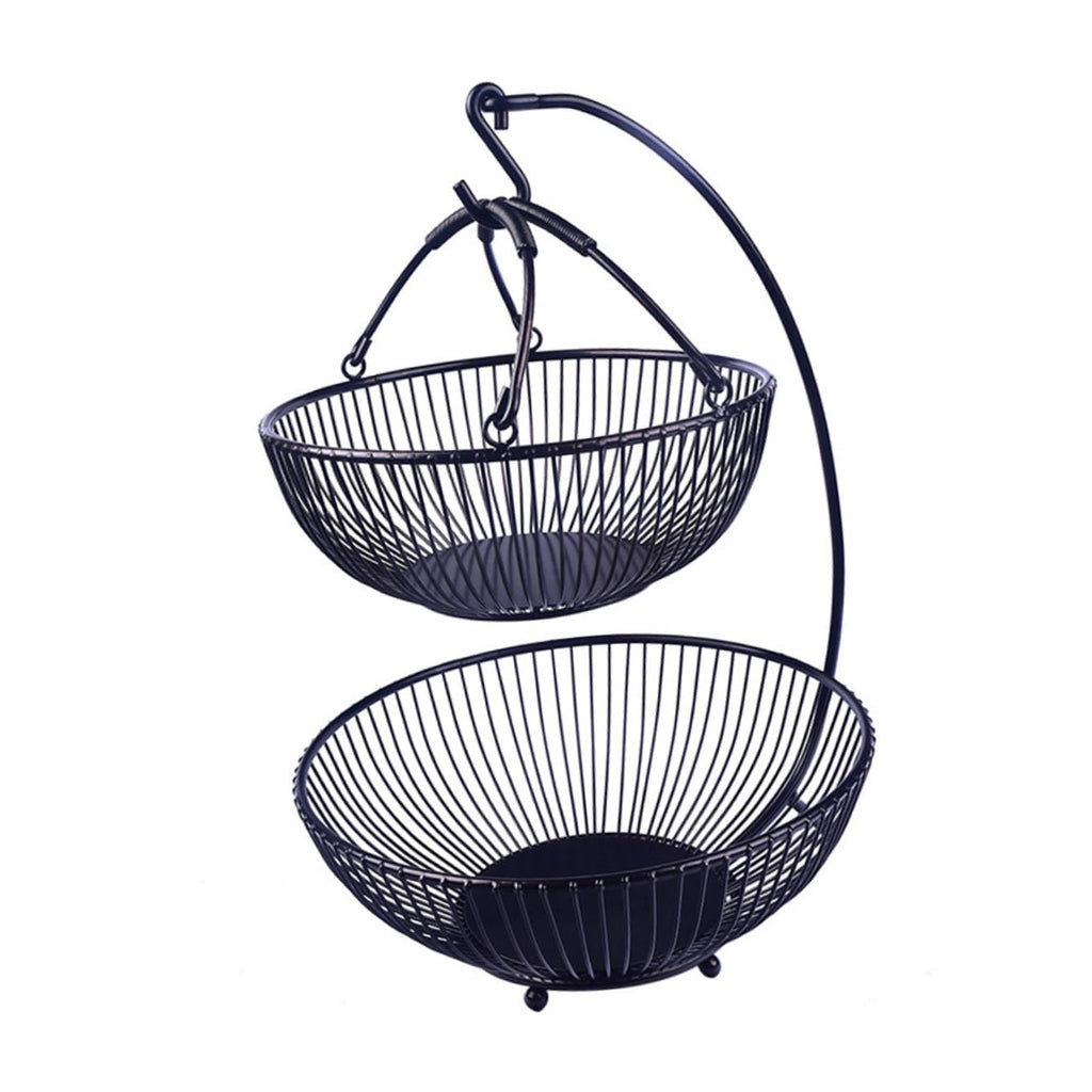 Double Layer Iron Fruit Basket L2705