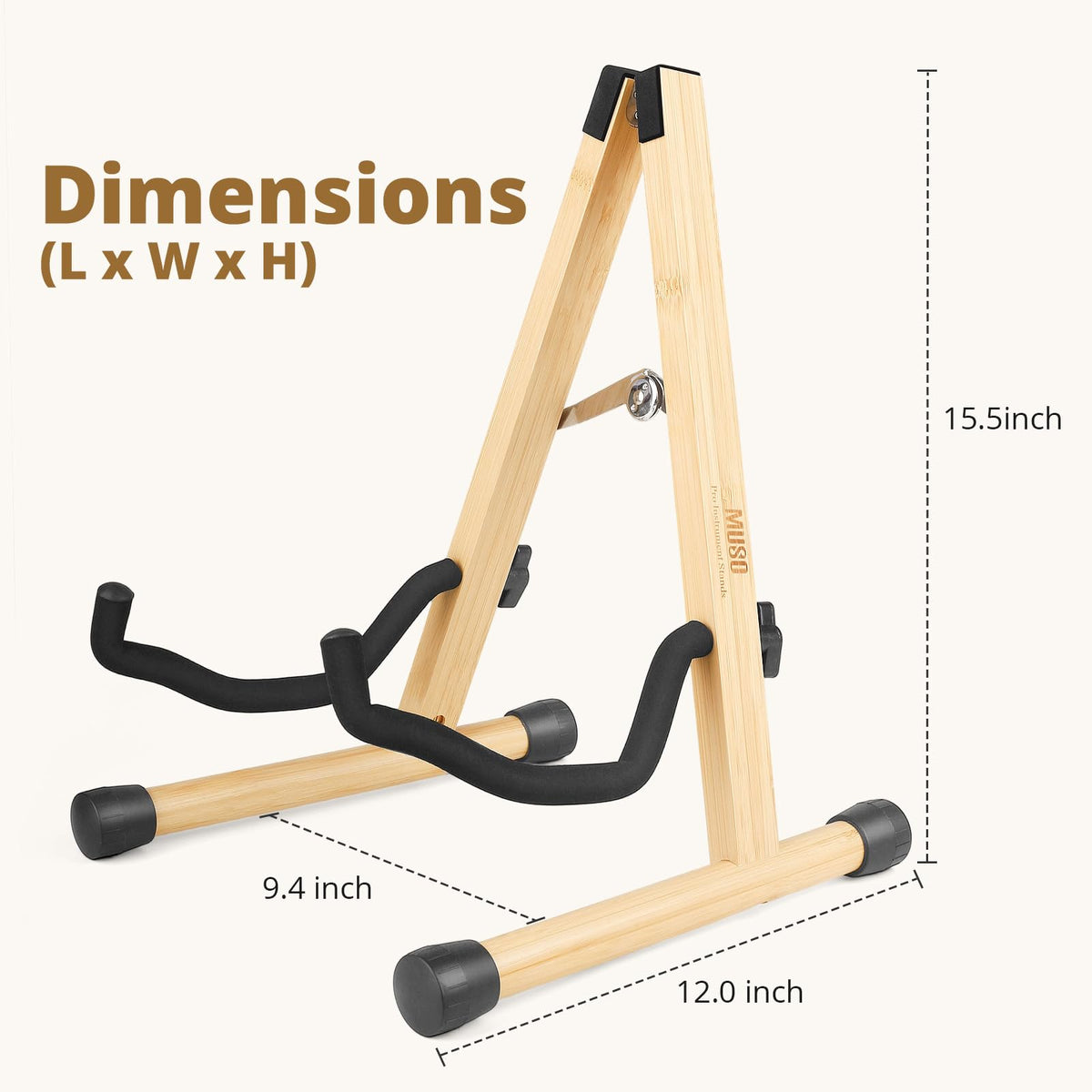 Foldable Wood Guitar Stand T699651