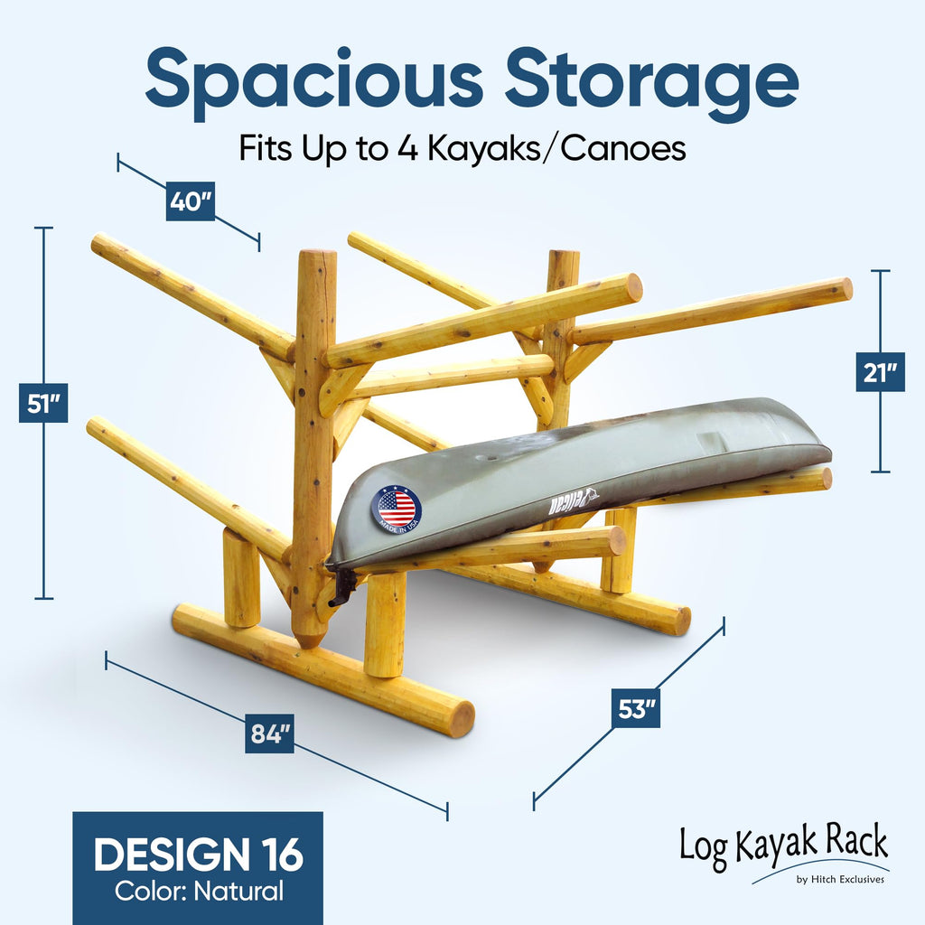 Freestanding Heavy Duty Canoe and SUP Storage Rack R567