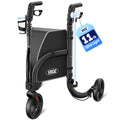 3 Wheel Foldable Rollator with 8" All Terrain Tires F938