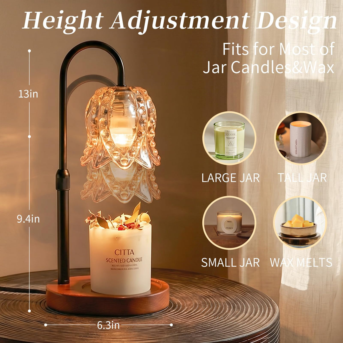 Candle Warmer Lamp with Timer M9391
