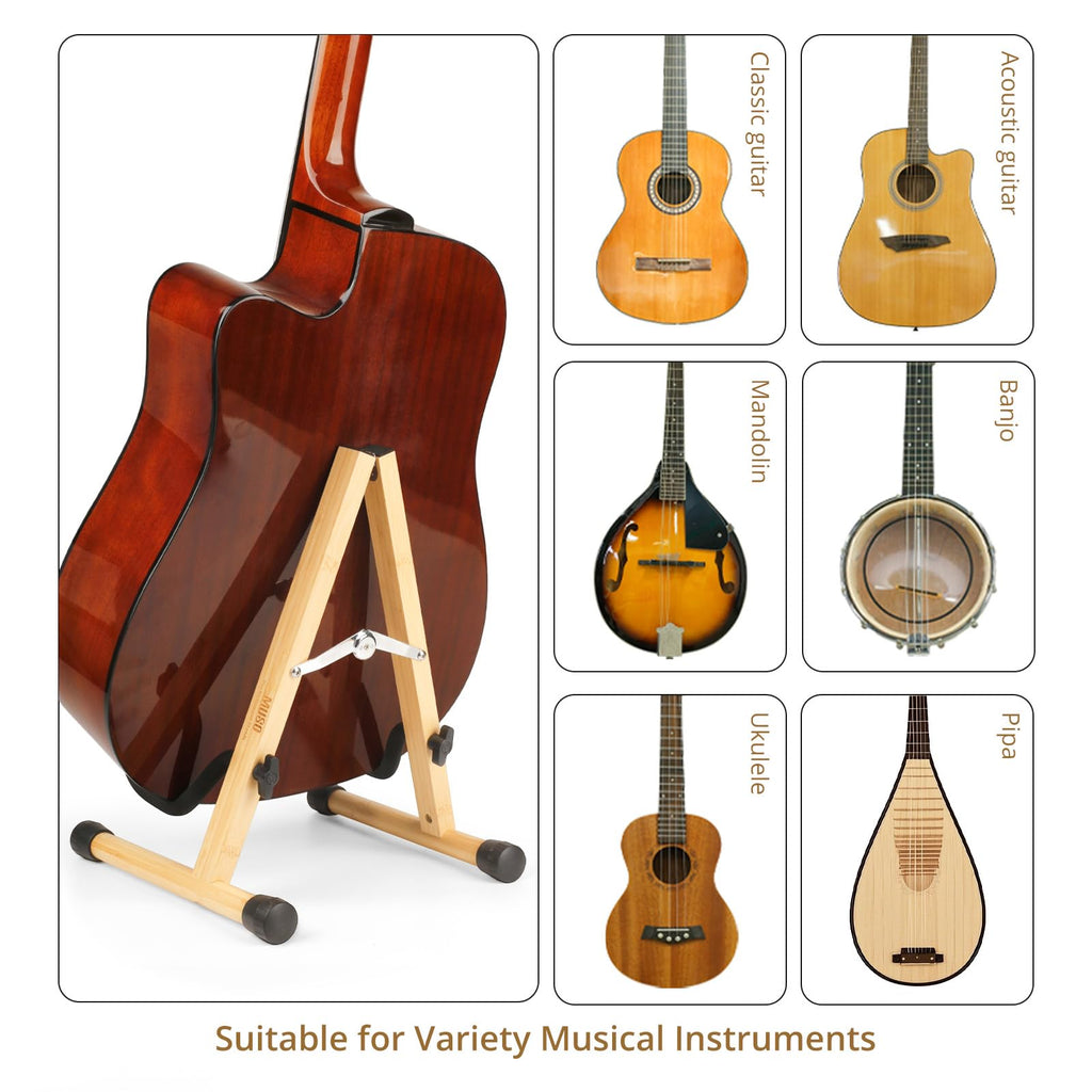 Foldable Wood Guitar Stand T699651