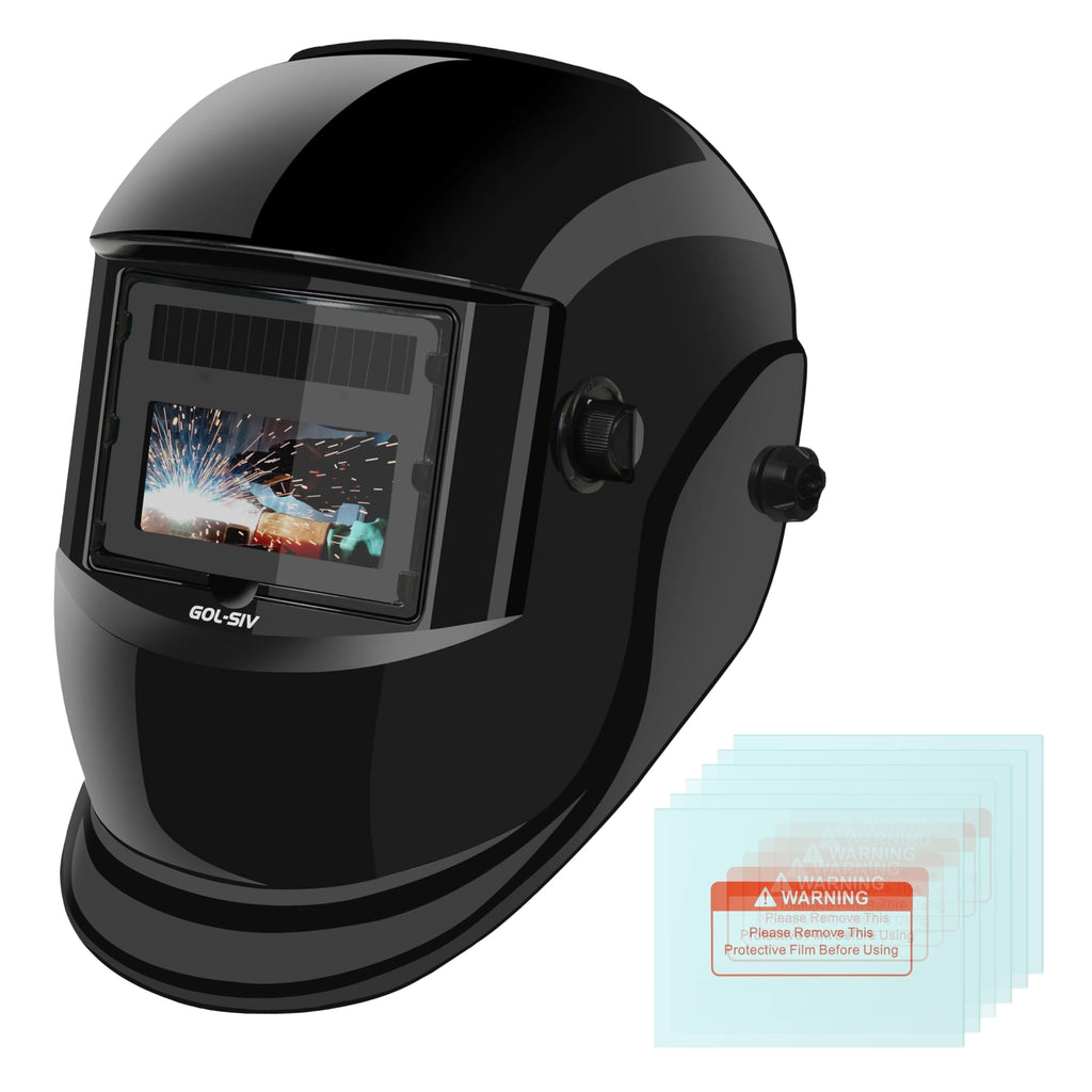 Auto Darkening Welding Helmet True Color Wide View Screen V9509