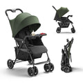 Lightweight Umbrella Travel Stroller with Near-Flat Recline Seat O42307
