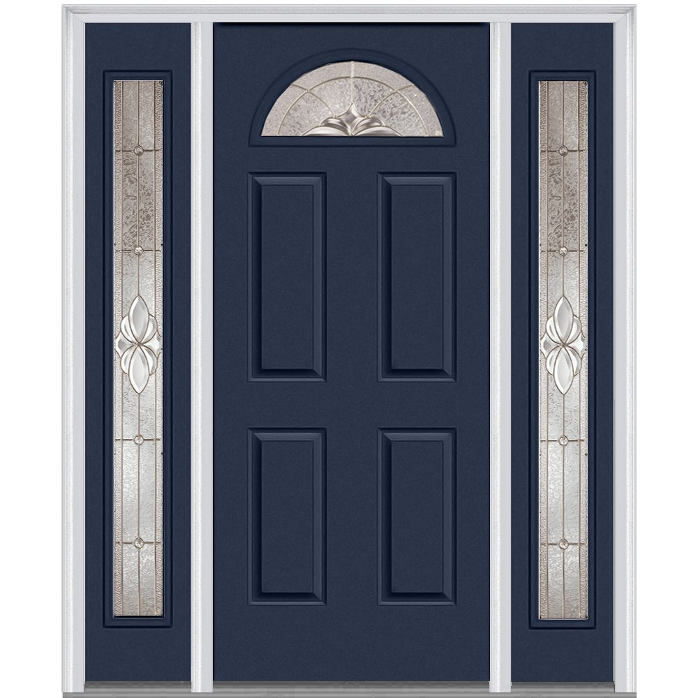 Steel Left Hand In-Swing Exterior Prehung Door 64 inch x 80 inch M976