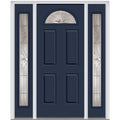 Steel Left Hand In-Swing Exterior Prehung Door 64 inch x 80 inch M976