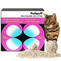 Clumping Cat Litter 99.9% Dust Free Flushable Mixed Tofu and Bentonite Odor Control 16.8lb O901078
