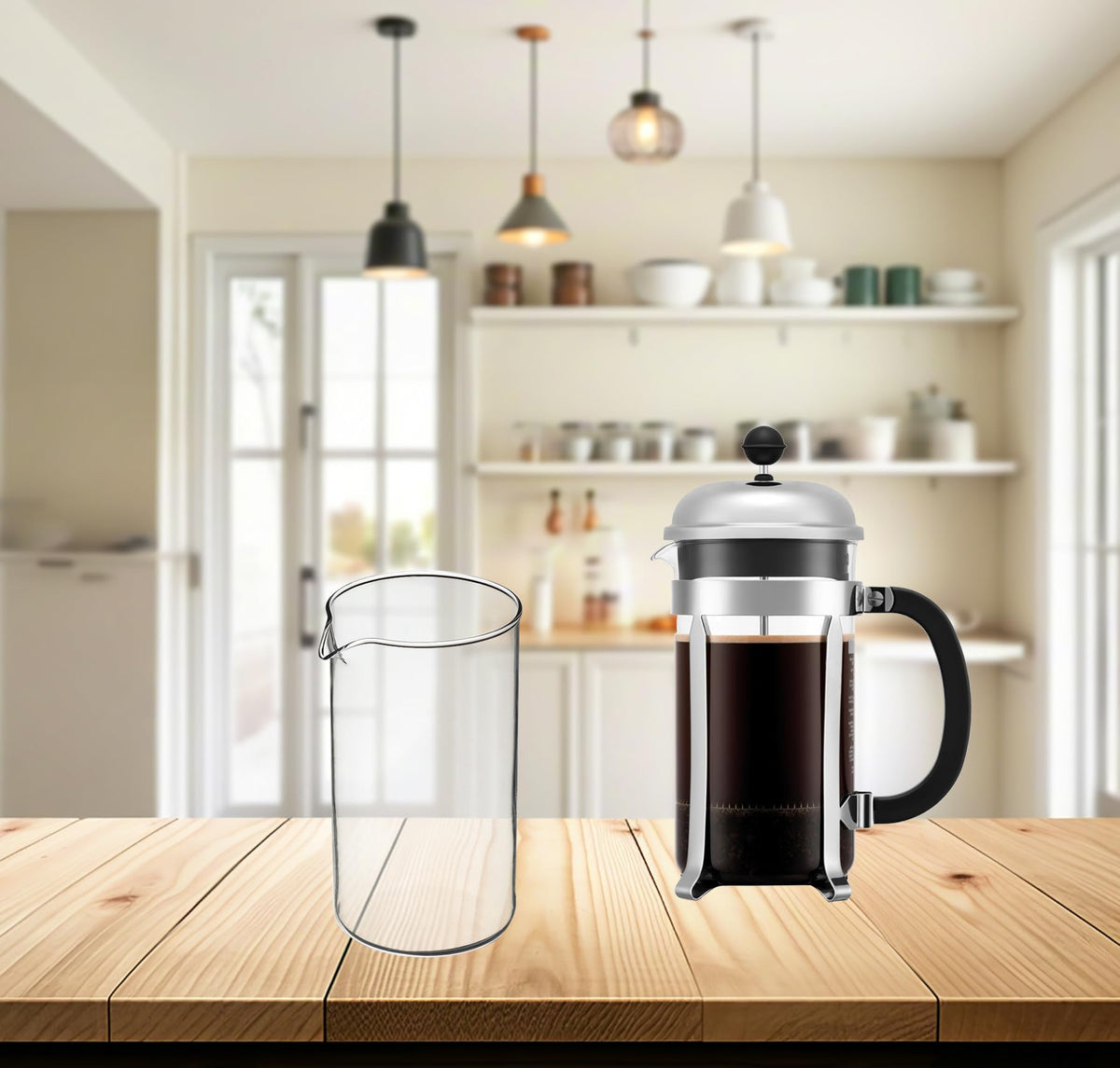 34oz Glass Carafe 8 Cup 1000ml V68455