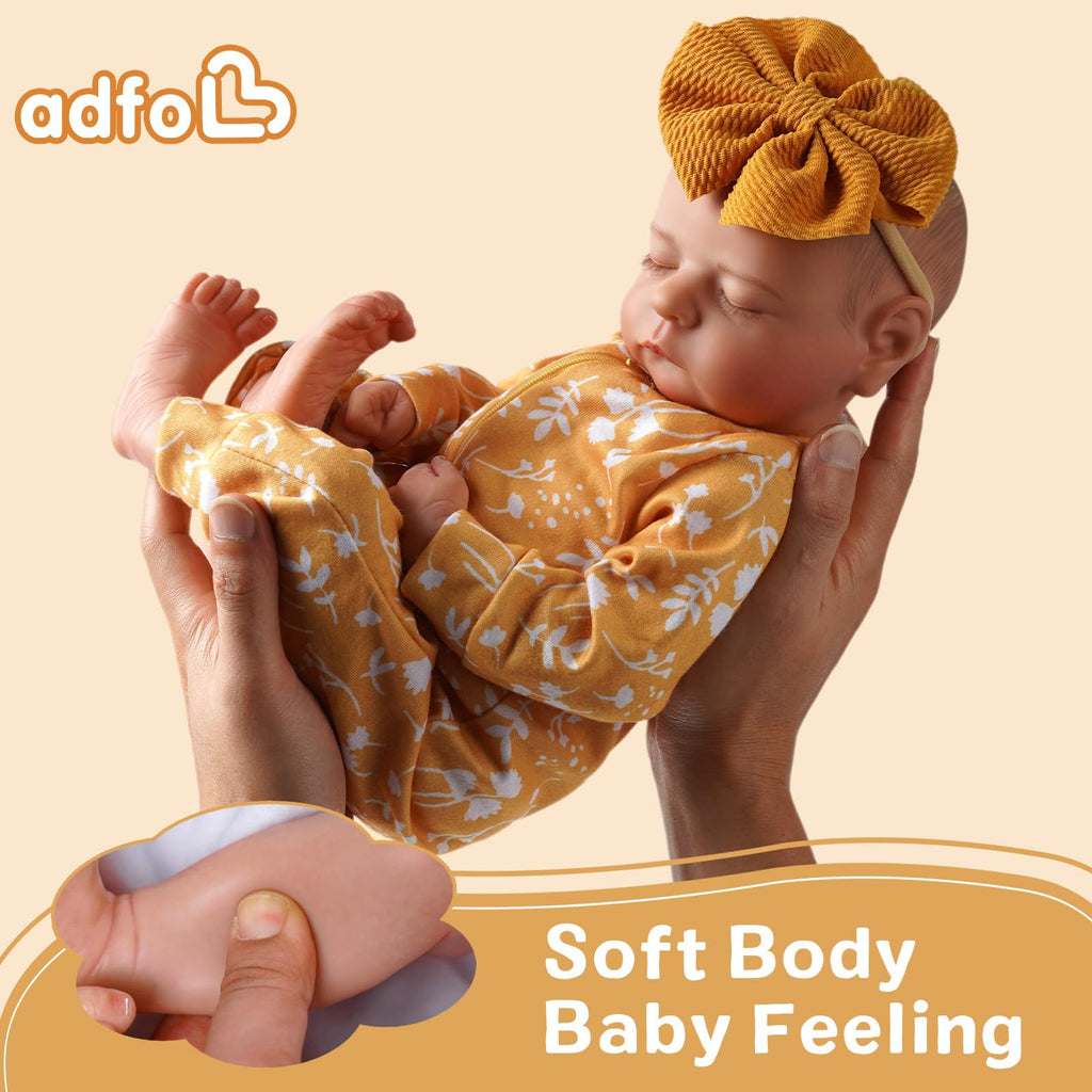 20 Inch Full Vinyl Reborn Baby Dolls Girl F792566