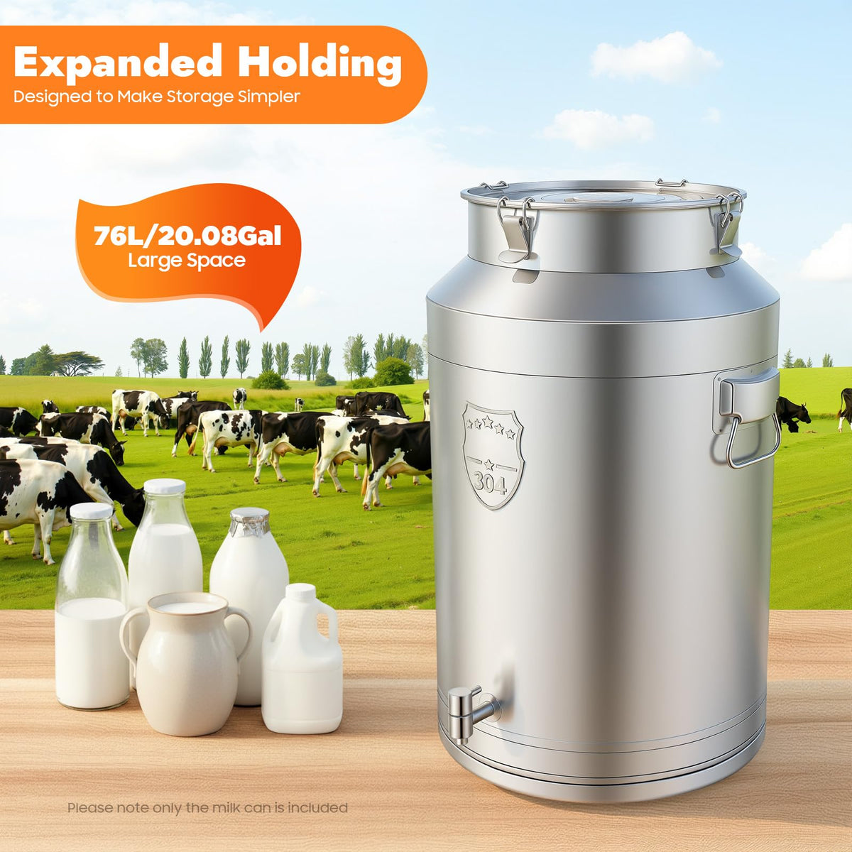 20Gal Stainless Steel Water Dispenser with Faucet T607