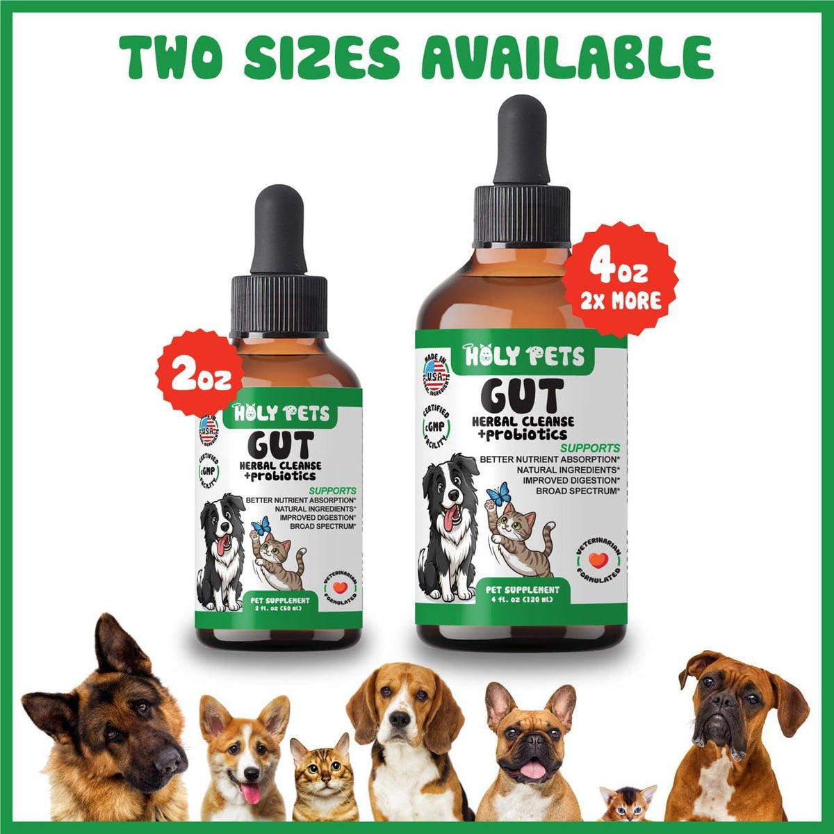 2 oz Liquid Wormwood & Black Walnut Pet Supplement M84716
