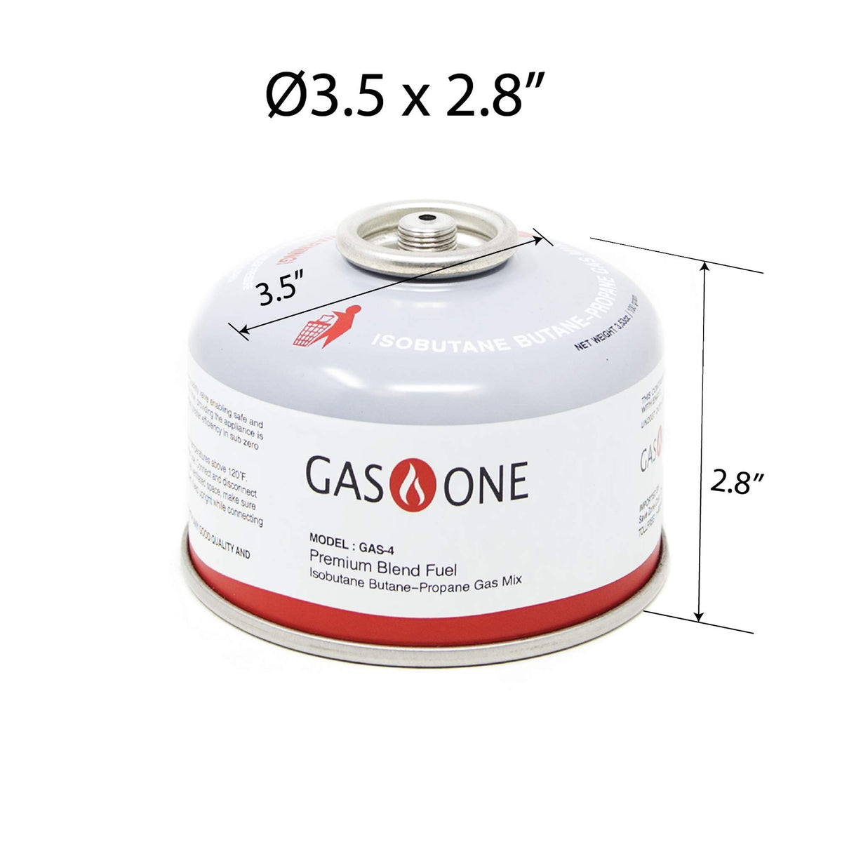 Camping Fuel Isobutane Fuel Canister 100g 2 Pack M948808