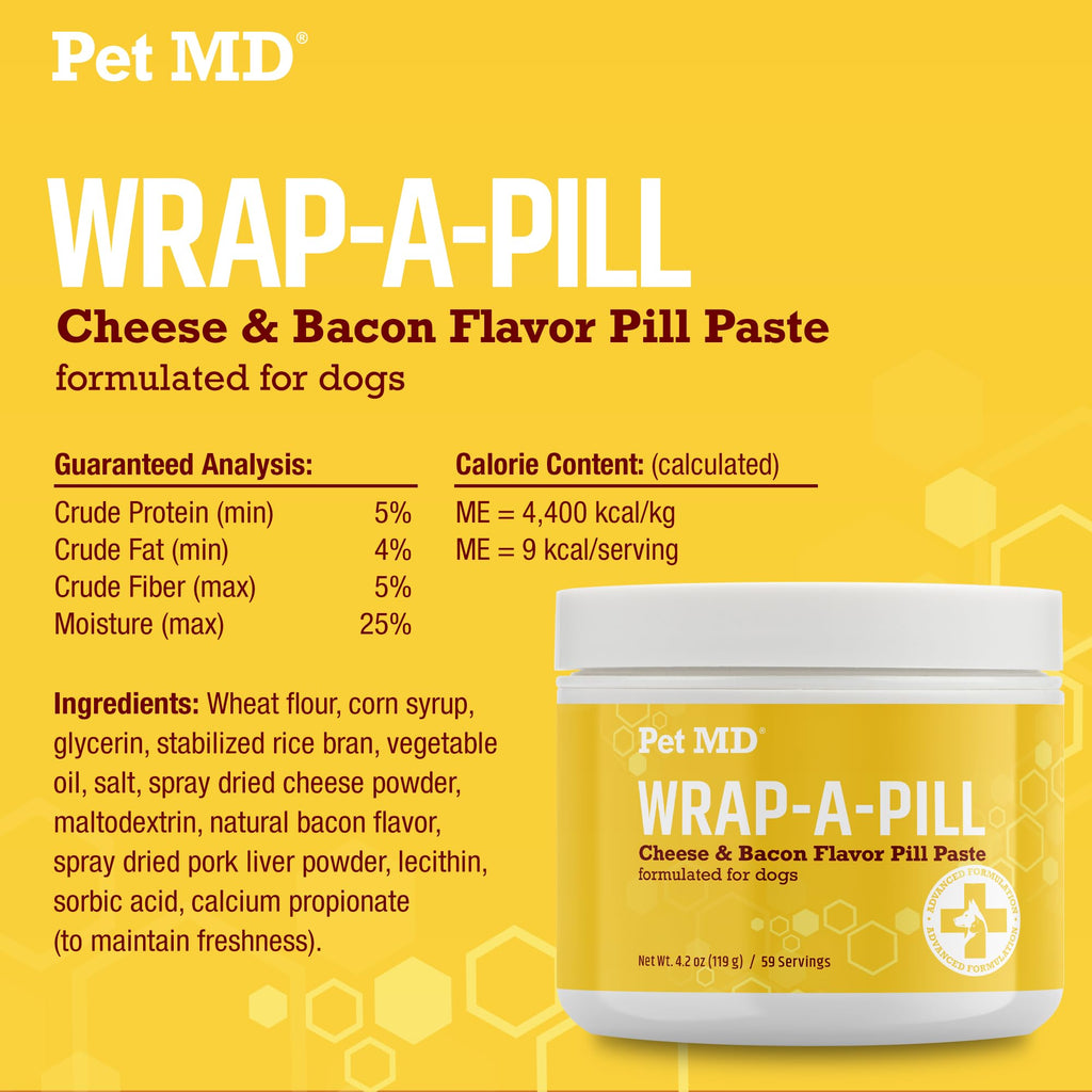 Peanut Butter, Cheese & Bacon Flavored Pill Paste for Dogs 4.2 oz S89336