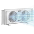 9" Twin Window Fan with Manual Reversible Airflow, 2 Speed, White I6314