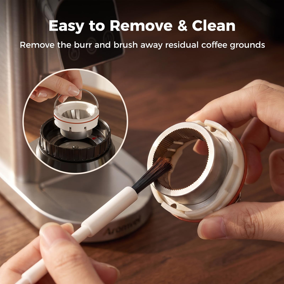 Conical Burr Coffee Grinder with 48 Settings D81463