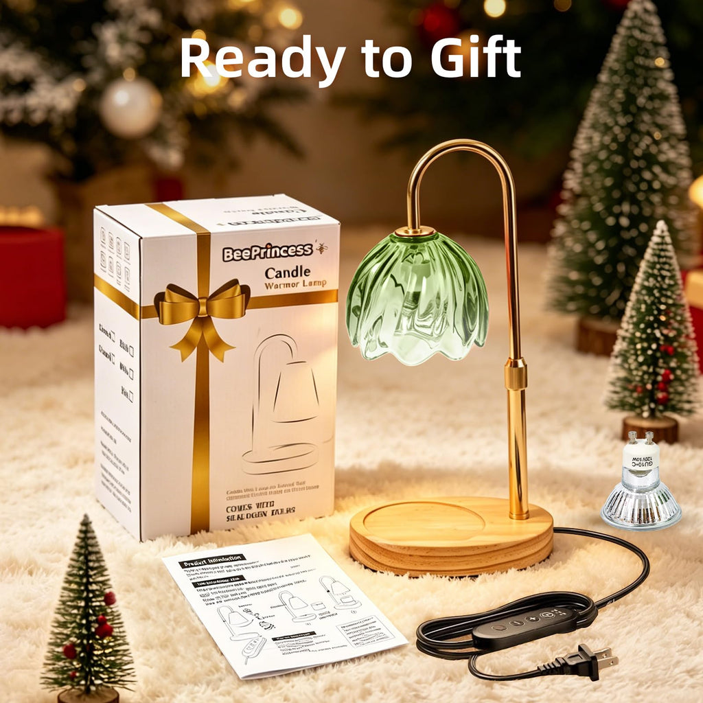 Flower Candle Warmer Lamp with Timer H12720