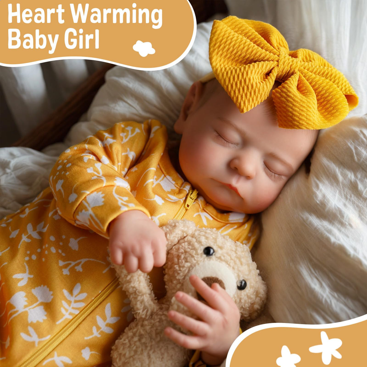 20 Inch Full Vinyl Reborn Baby Dolls Girl F792566